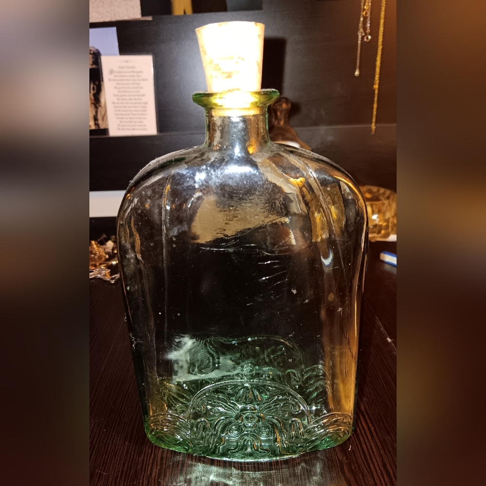 GREEN SPANISH BOTTLE